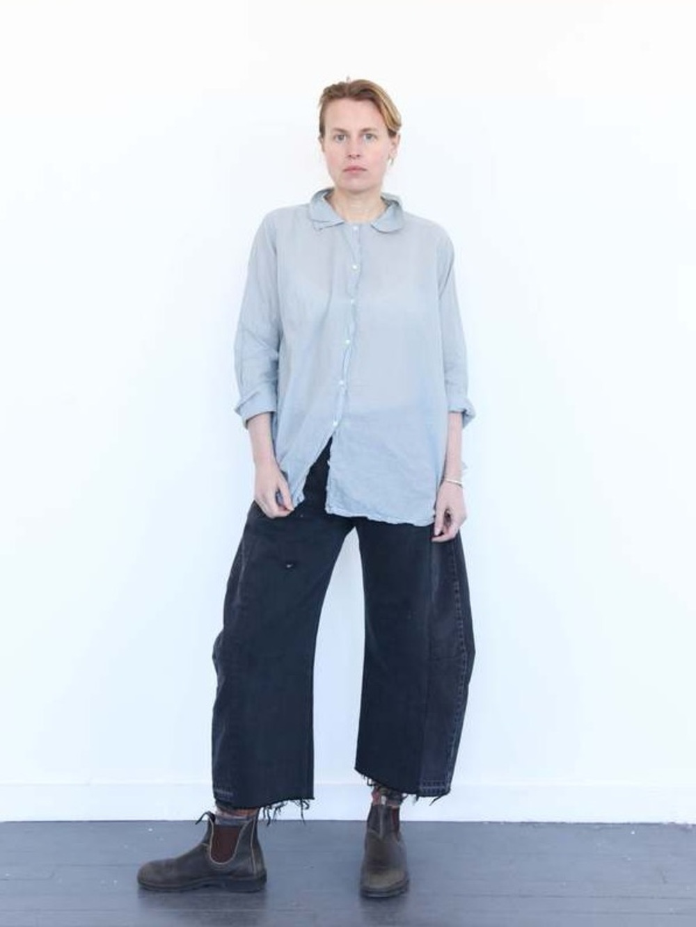 B SIDES Vintage Lasso Wide-Leg Jeans Black Sz 29 NWT - Picture 3 of 11